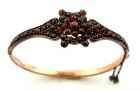 Vintage Victorian garnet bangle