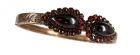 Vintage garnet bangle Victorian style