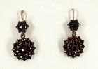Bohemian pending garnet earrings