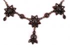 Vintage garnet necklace Victorian style