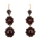 ##zu ÄHNLICH## Vintage garnet earrings Victorian style