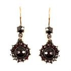 For Carol only : Bohemian garnet earrings