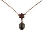 Vintage garnet necklace Victorian style