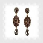 Vintage garnet earrings Victorian style