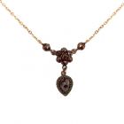 # ZU ÄHNLICH Vintage garnet necklace Victorian style