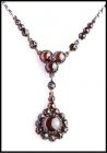 Vintage Victorian garnet necklace