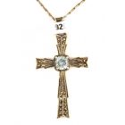 Marcasite Cross Collier