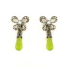 Marcasite Pearl Earrings