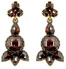 Ohrringe mit gr.rundem Granat