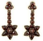 Ohrringe mit hängenden Rosetten SP