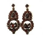 grosse Granatohrringe