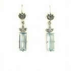 Markasit Ohrringe im Art Deco Stil