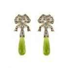 Marcasite Pearl Earrings