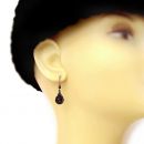 Original Bohemian garnet drop earrings