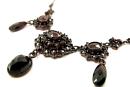 Vintage garnet necklace Victorian style
