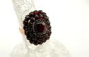 Vintage garnet ring Victorian style