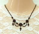 Bohemian garnet necklace