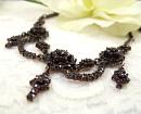 Bohemian garnet necklace
