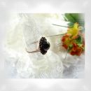 Round Vintage cabouchon garnet ring