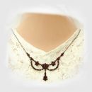 ##doppelt##  Bohemian garnet necklace