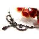 ##doppelt##  Bohemian garnet necklace