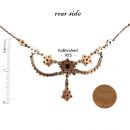 ##doppelt##  Bohemian garnet necklace