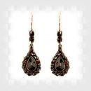 Original Bohemian garnet drop earrings