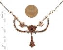 ### DOPPELT ### Fotos tauschen / ergänzen Bohemian garnet festoon necklace