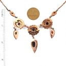 Vintage garnet necklace Victorian style