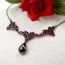 Bohemian garnet necklace