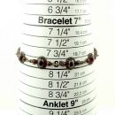 #Vintage bracelet w/ oval cabouchon garnets in Victorian style