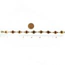#Vintage bracelet w/ oval cabouchon garnets in Victorian style