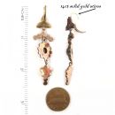 ##zu ähnlich##  Vintage garnet earrings w/14ct gold wires Victorian style //L