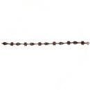 Vintage garnet flower bracelet //L