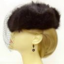 # Vintage garnet heart earrings Victorian style