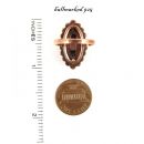 #Vintage garnet marquise ring in Victorian style