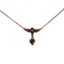 Vintage garnet necklace Victorian style