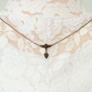 Vintage garnet necklace Victorian style