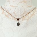 Vintage garnet necklace Victorian style