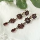 # ähnlich # Vintage garnet earrings w/14ct gold wires Victorian style