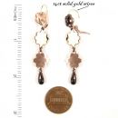 # ähnlich # Vintage garnet earrings w/14ct gold wires Victorian style