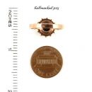 #Cute round Bohemian garnet ring