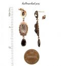 Vintage garnet earrings Victorian style