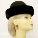 Vintage garnet earrings Victorian style