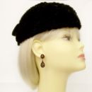 Vintage garnet earrings Victorian style