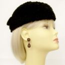 Vintage garnet earrings Victorian style