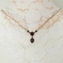 # ZU ÄHNLICH Vintage garnet necklace Victorian style