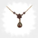 Cute Vintage garnet necklace in Victorian style/ ГРАНАT