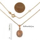 Bohemian garnet pendant with shell cameo