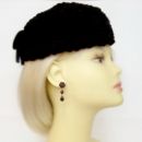 Bohemian garnet cascade earrings/studs with dangling briolets // ГРАНАТ